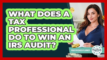 What Does A Tax Professional Do To Win An IRS Audit? - Your Paycheck Planner