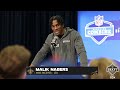 LSU WR Malik Nabers interview | 2024 NFL Scouting Combine