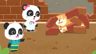 Little Panda Pet Animal Doctor - Help and Save injured Dog - Babybus Game Video HD screenshot 4