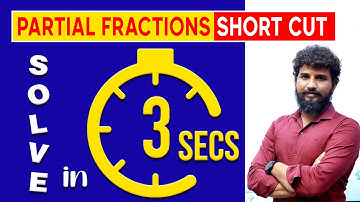 Partial fractions  Trick || Video-01 || SHORT CUT For ECET/EAPCET || SAIMEDHA KOTI - HYD