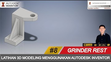 AUTODESK INVENTOR | #8 CARA MEMBUAT GRINDER REST