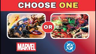 Pick One , Kick One | Marvel vs DC edition