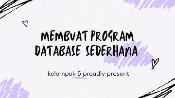 Membuat Database Toko Buah Dengan Bluej dan Command Prompt