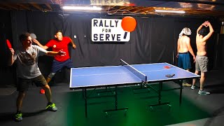 The KING got SKUNK'd & STUNG // EPIC Ping Pong Rallies & Smashes