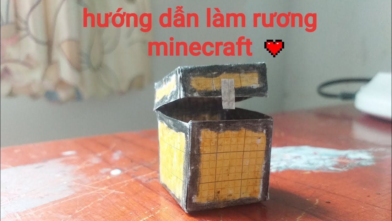 hướng dẫn làm rương minecraft - YouTube