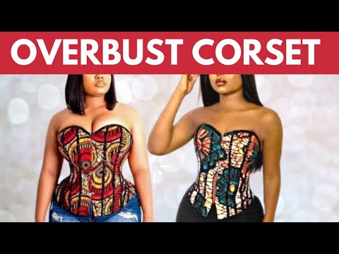 COVERING BREAST CUPS WITH FABRIC AND LINING FOR CORSET