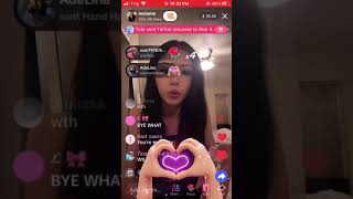8/26/23- TikTok Melanie xoxocacagirl live, talks about toxic relationship with julian