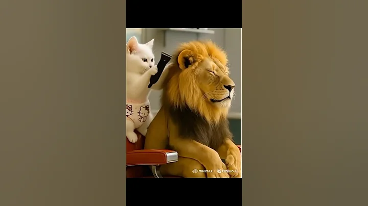 Video 10749001: cat lion cut, cat hair cutting, cat haircut