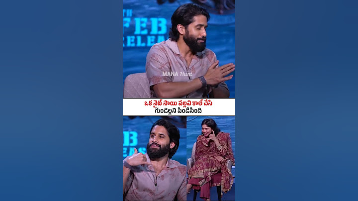 Naga Chaitanya About Sai Pallavi Mid Night Emotional Phone Call Conversation | Thandel Interview