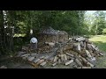 Firewood Stacking Time Lapse