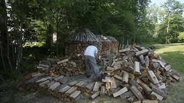 Firewood Stacking Time Lapse