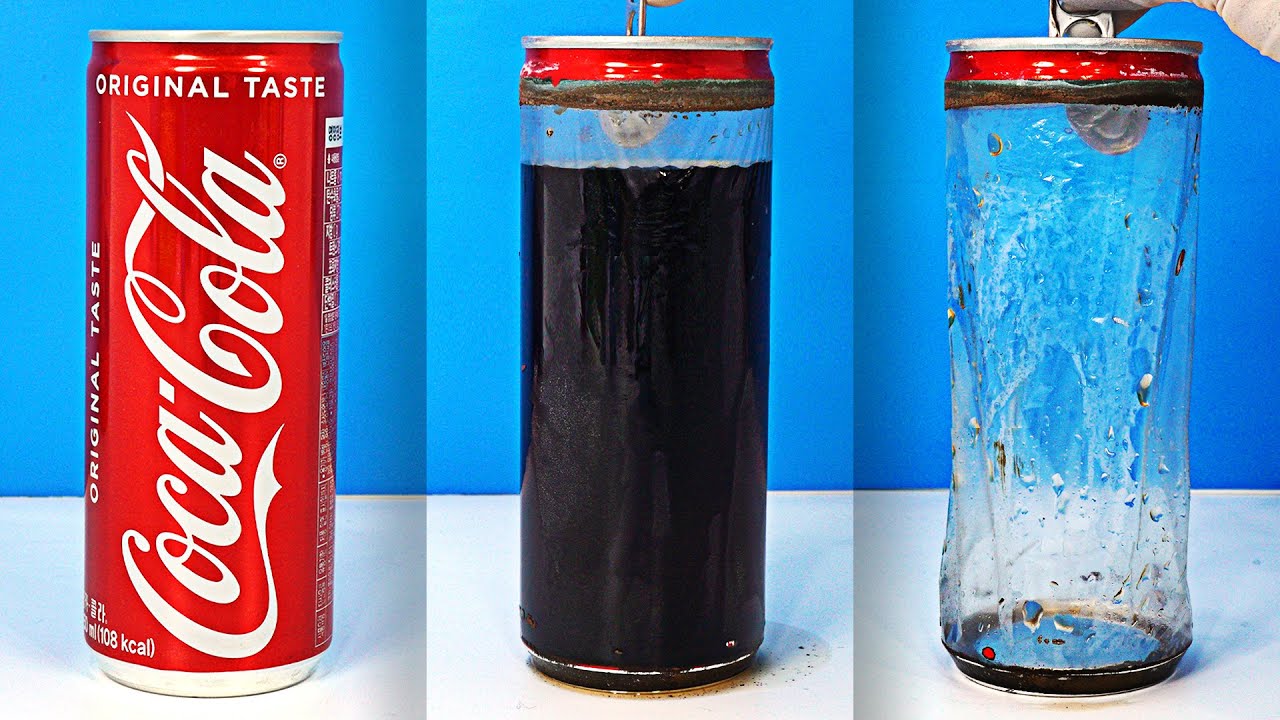 What Will Happen? Coca Cola VS Drain Cleaner How To Make Transparent