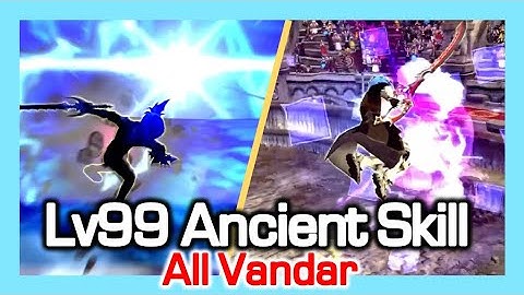 [All Vandar] Lv99 Ancient Skill Animation Showcase / Dragon Nest