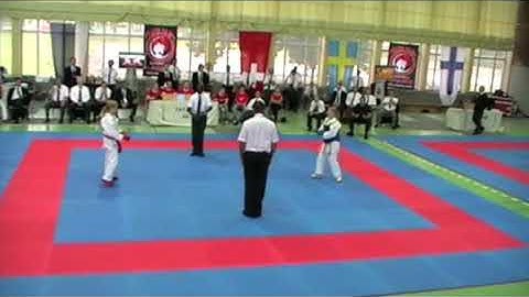 Kimura Shukokai karate EM 2009 - Final Kumite Ladies Light