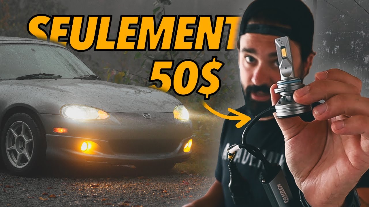 Cheap Light Upgrade for NB2 Miata [FR/QC] YouTube