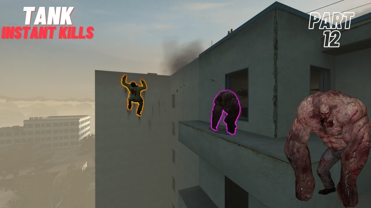 LEFT 4 DEAD 2 - TANK УБИЙСТВО МГНОВЕНИЙ @ЧАСТЬ 12