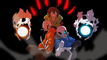 【undertaleAU】Bad time trio animation