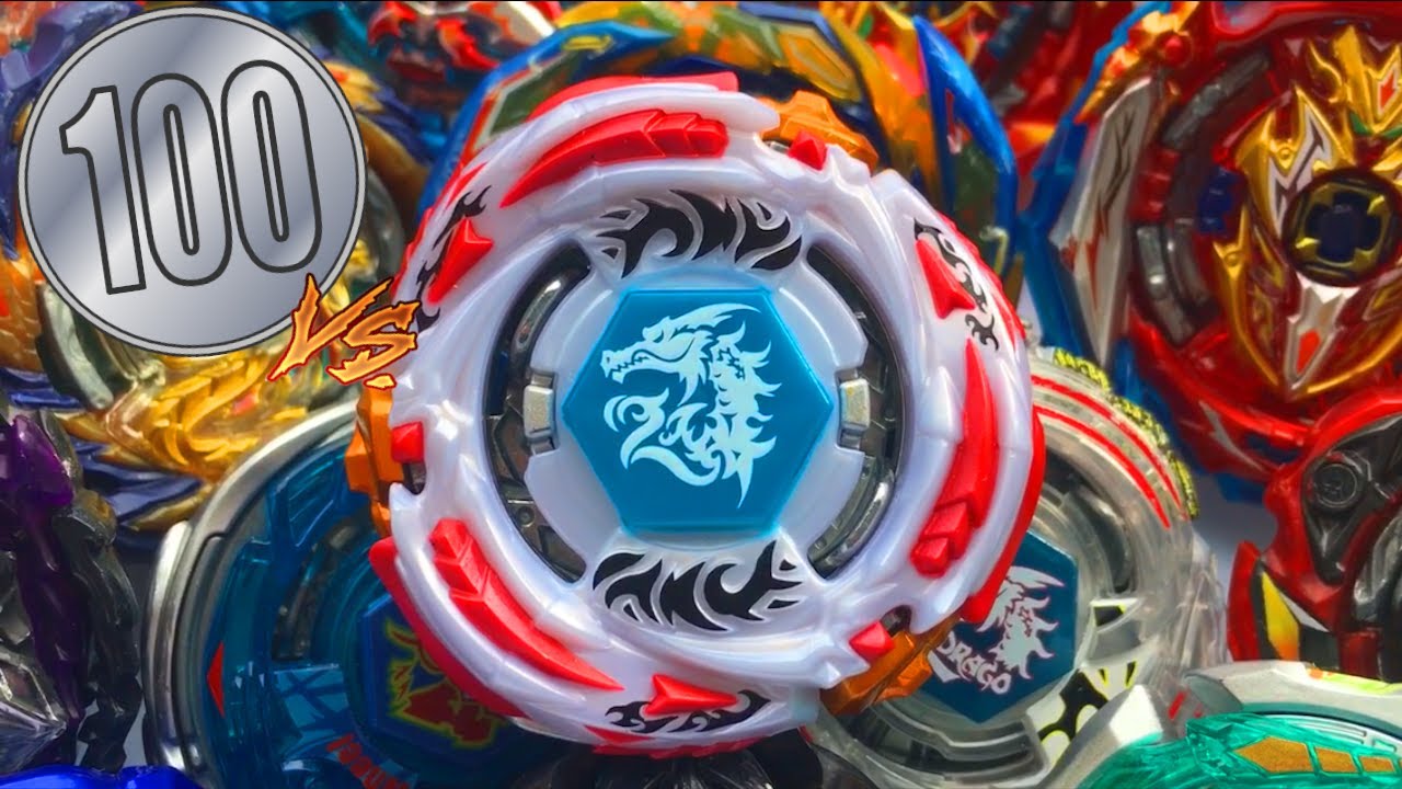 Meteo L-DRAGO vs 100 Beys | Test & Battles / Beyblade España