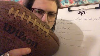 ASMR NFL Agent Roleplay (You’re a Free Agent)(scribbling, injecting, personal attention, measuring)