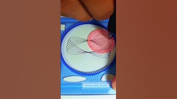 Mesmerizing Spirograph Pattern | ASMR Relaxing Art #asmr #spirograph #satisfying #shorts