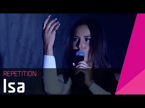 Isa - I Will Wait | Smygtitta på hennes rep inför Melodifestivalen 2016