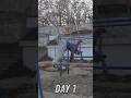 One day or day 1 - Parallel bar sideway front. #oneday #onedayordayone #dayone #day1 #parkour