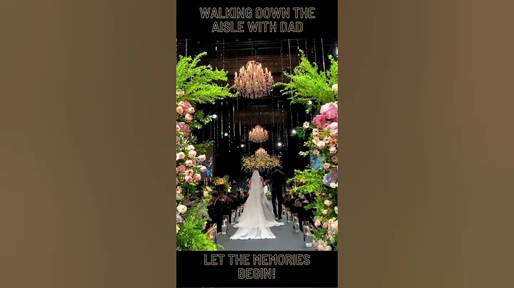 #shorts - Father & Daughter walking down the aisle