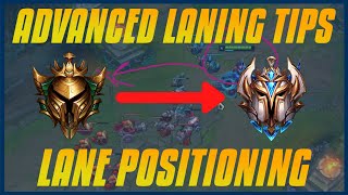 ADVANCED LANING TIPS : Lane Positioning + Faking CS + Mind Games + Dodging Patterns