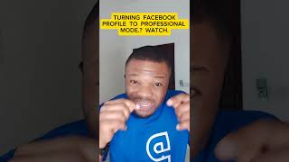Want to Turn your Facebook profile to professional mode.? Then watch.#techtip #viralpost