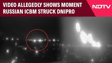 ICBM Attack Video | Video Allegedly Shows The Moment Russian ICBM Struck Ukraine