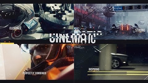 Epic Cinematic Glitch Trailer (After Effects template)