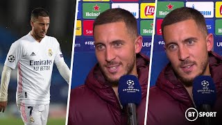 "It's always good to play against friends!" 💙 Hazard on facing Chelsea and return leg at the Bridge