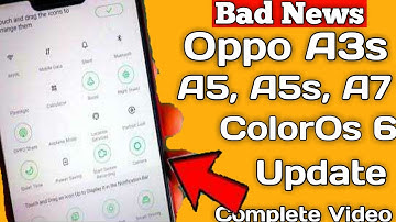 Bad News Oppo A3s, A5s, A5, A7 ColorOs 6 Update Information|Oppo A Series device ColorOs 6 update
