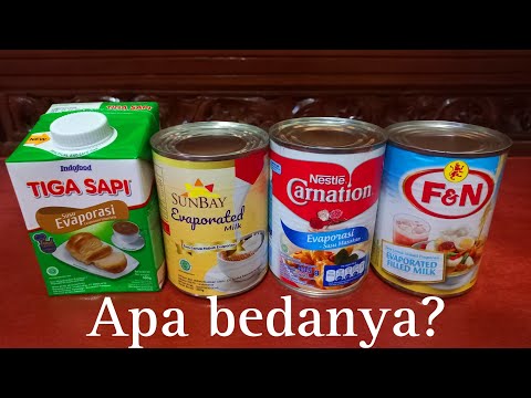 Video: Susu evaporasi apa yang paling enak?