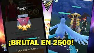 ARTICUNO ES BESTIAL en LIGA ULTRA (2500) BATALLAS de RANGO 9 en GO BATTLE LEAGUE - POKEMON GO