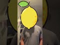 Avid ttenborough at home with face of lemon 