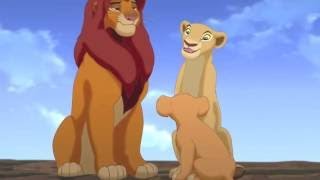 The Lion King 2 Simba's Pride - Simba tells Timon and Pumbaa to watch over Kiara