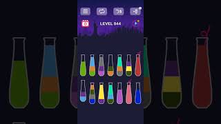 Water Sort Puzzle level 844 #games #watersortpuzzle #puzzlesolving #satisfying #sortpuzzle