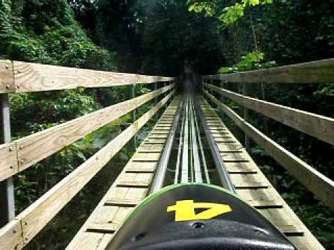 MYSTIC MOUNTAIN BOBSLED OCHO RIOS JAMAICA FULL RID...