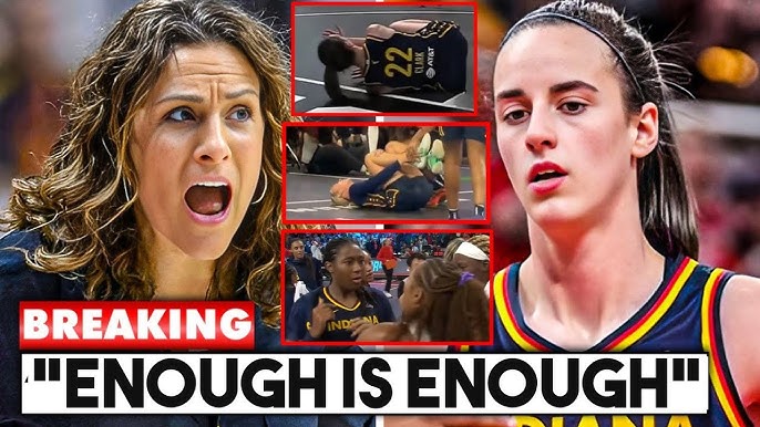 Stephanie White LOSES HER COOL After Caitlin Clark, Sophie & Aliyah  ASSAULTED By Dream Players - YouTube
