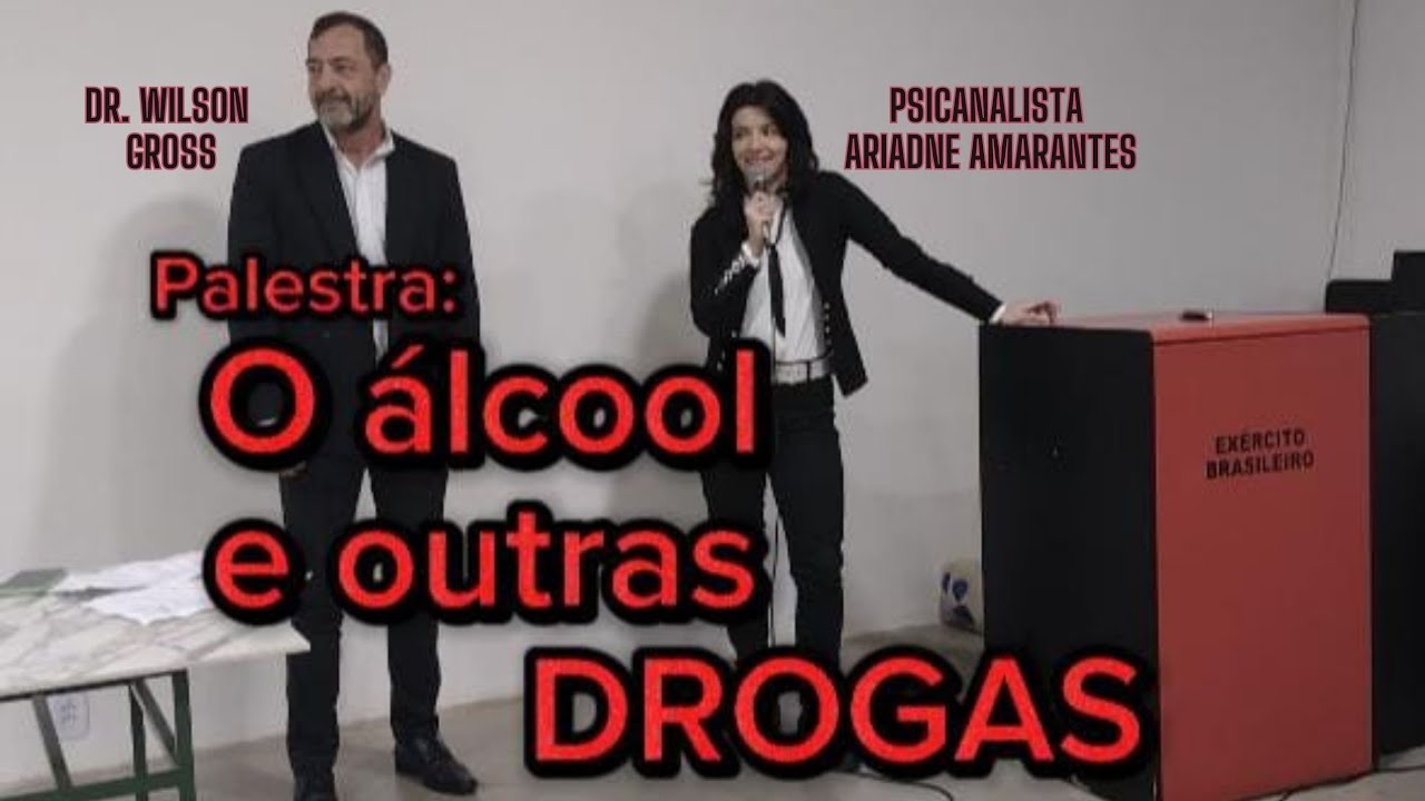 Palestra sobre drogas para recrutas das forças armadas - Psicanálise