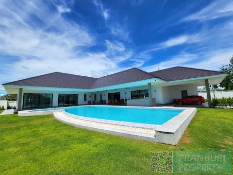 Thai Property: (SOLD AUG'22) Pranburi Modern luxury 4 bedroom pool villa completed Q2 2022