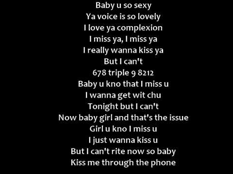 Soulja Boy - Kiss Me Thru The Phone [lyrics on screen]