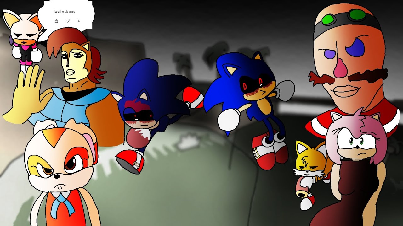 Double Trouble - Sonic.EXE The Disaster (Забавные моменты) [Roblox]