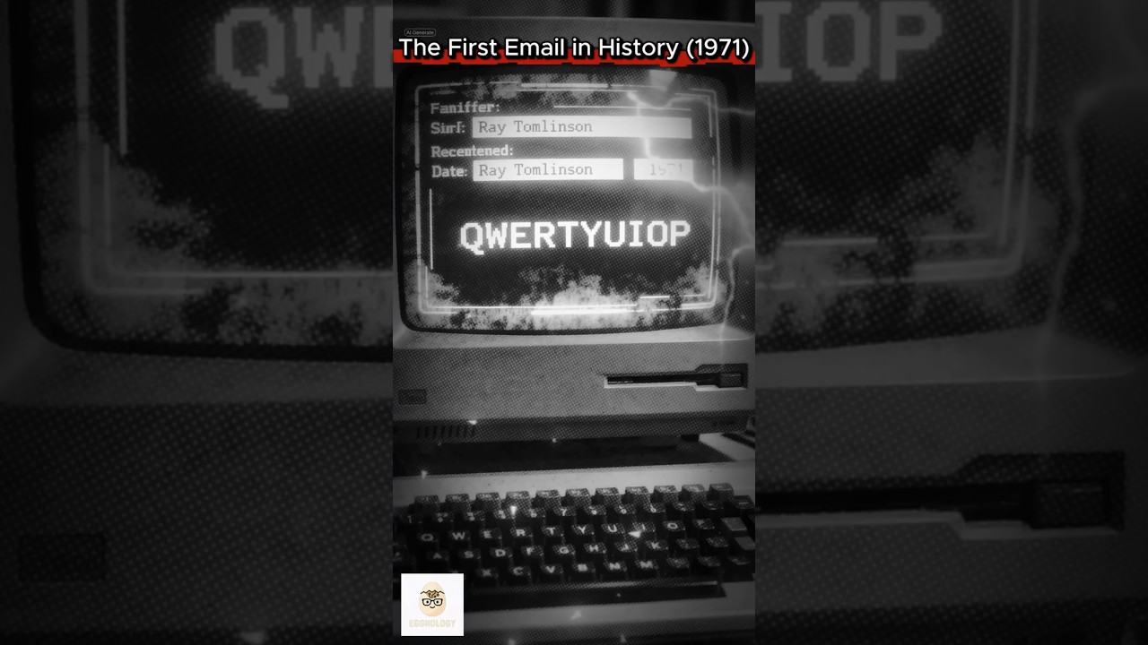 The First Email Ever Sent in 1971 😲 | Eggnology