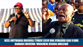 MZEE AMBANA TUNDU LISSU UNA UTHIBITISHO GANI KAMA BANDARI IMEUZWA KWENYE JIMBO LA MWIGULU NCHEMBA