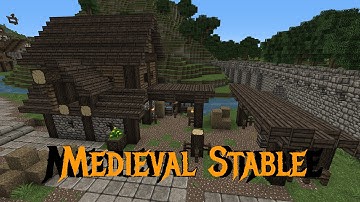 Minecraft - Gundahar Tutorials - Medieval Stable