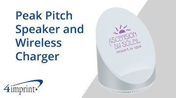Peak Pitch Speaker and Wireless Charger by 4imprint