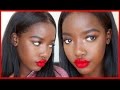 CAT EYE AND RED LIPS | Aminata