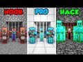 Minecraft NOOB vs. PRO. vs. HACKER: PRISONER GUARD CHALLENGE in Minecraft! (Animation)